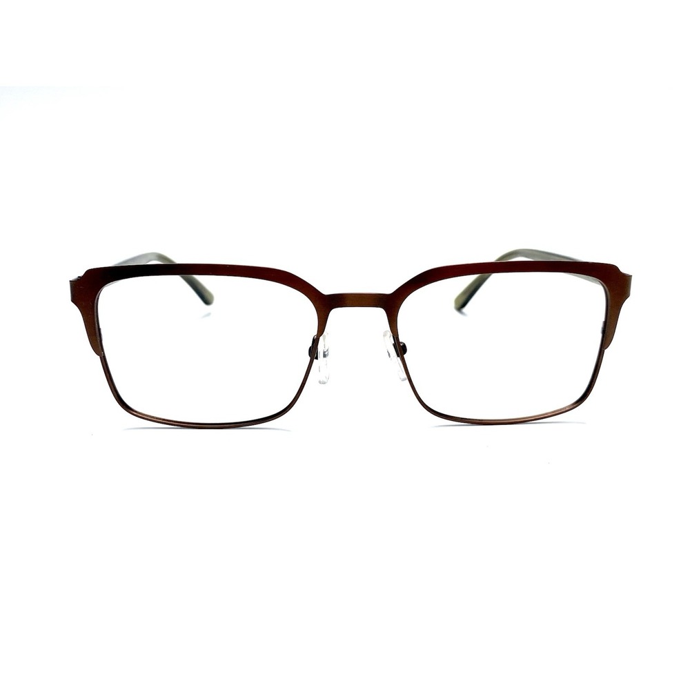 New IZOD Rectangular Lightweight Glasses Italy IZ 2117 Brown 54 18 145